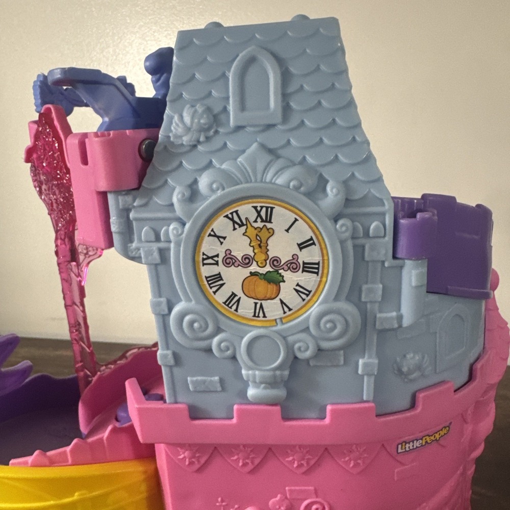 Fisher Price Little People Disney Princess Castle Wheelies Tower READ - Picture 2 of 7